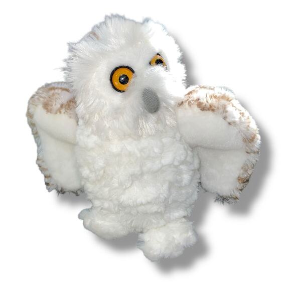 Wild Republic Plush Owl Snow Stuffed Animal Nursery Mother Baby 13” Forest Lot 2 - Picture 11 of 15